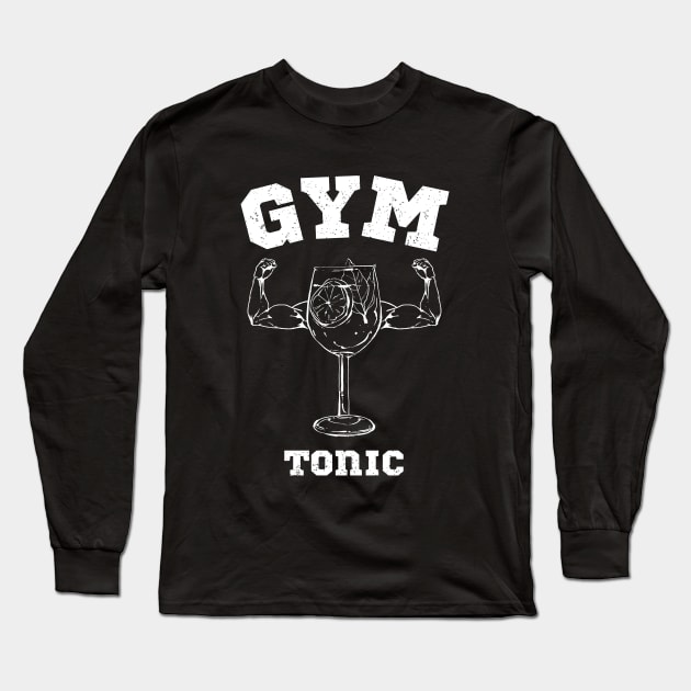 Gym Tonic Long Sleeve T-Shirt by Bruno Pires